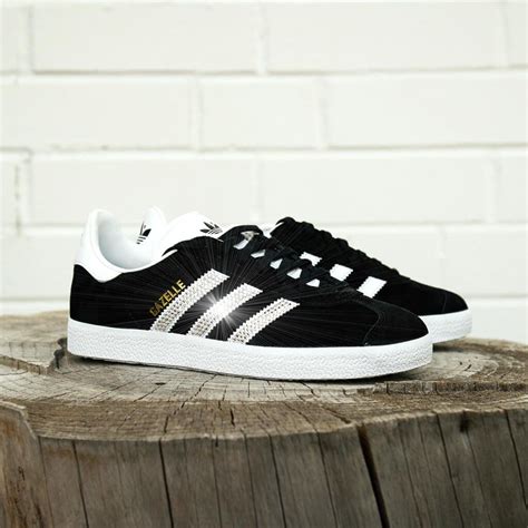 adidas gazelle schwarz glitzer